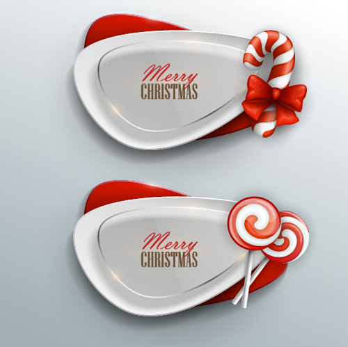 Christmas layered banners vector 03 Christmas layered banners vector 03