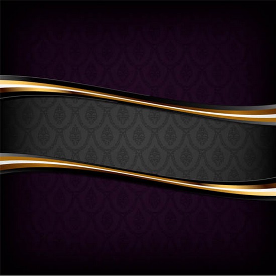 Damask with metal Backgrounds vector Damask with metal Backgrounds vector