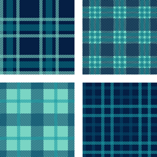 Fabric plaid pattern vector material 02 Fabric plaid pattern vector material 02