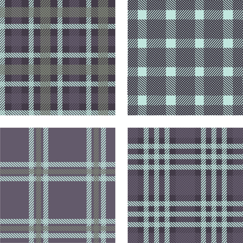 Fabric plaid pattern vector material 04 Fabric plaid pattern vector material 04