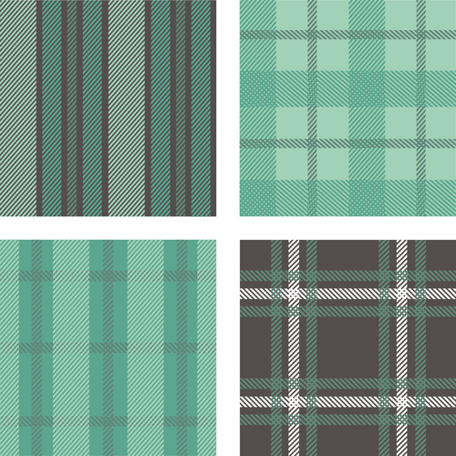 Fabric plaid pattern vector material 05 Fabric plaid pattern vector material 05