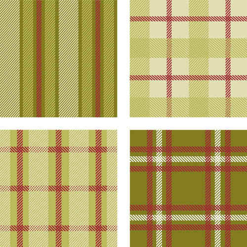 Fabric plaid pattern vector material 06 Fabric plaid pattern vector material 06