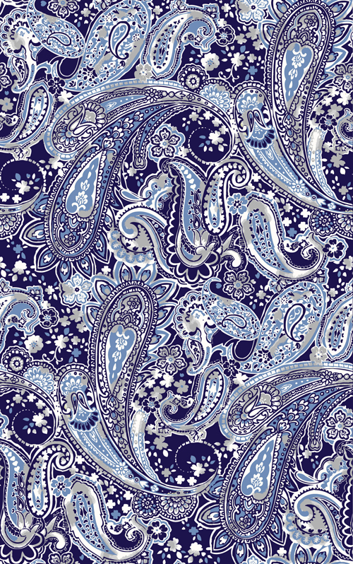Seamless paisley patterns vintage design 04 Seamless paisley patterns vintage design 04