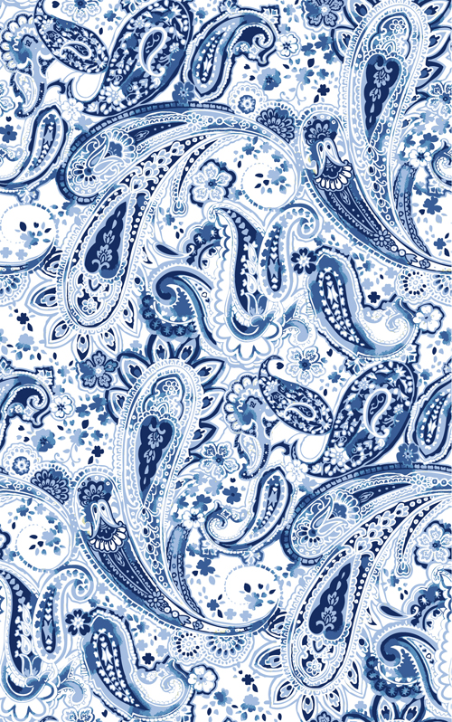 Seamless paisley patterns vintage design 05 Seamless paisley patterns vintage design 05