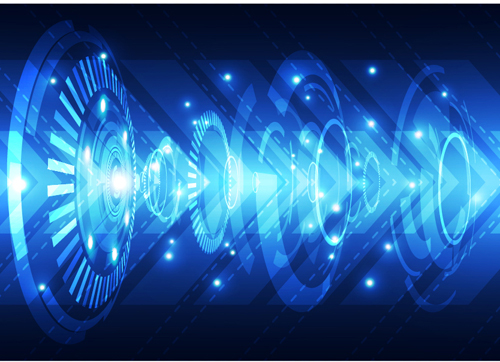 Blue tech futuristic background vector 15 Blue tech futuristic background vector 15