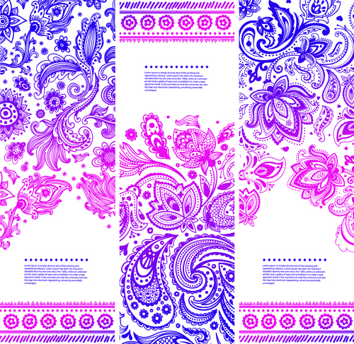 Christmas ethnic pattern banner vector 05 Christmas ethnic pattern banner vector 05