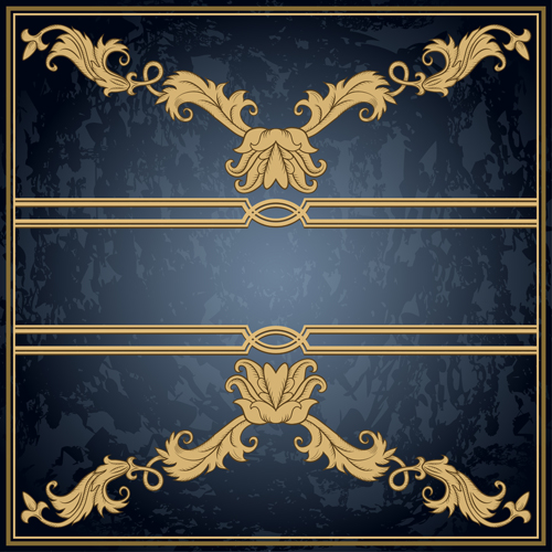 Classical decor frames retro vector set 11 Classical decor frames retro vector set 11