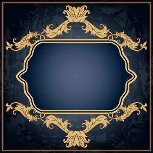 Classical decor frames retro vector set 12 Classical decor frames retro vector set 12