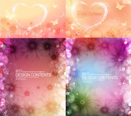 butterfly heart shaped with flower background vector butterfly heart shaped with flower background vector
