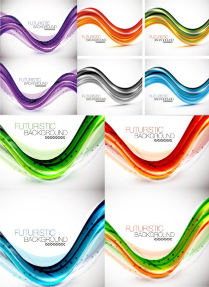 Dynamic elements background vector set Dynamic elements background vector set