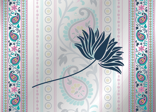 Ethnic pattern vintage style vector Ethnic pattern vintage style vector