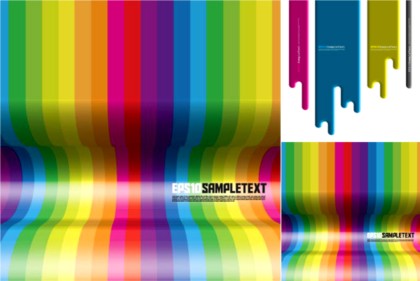 Colored drop backgrounds vector Colored drop backgrounds vector