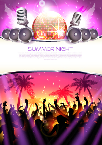 summer party night flyer 