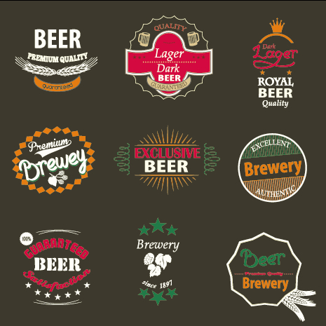 vintage royal labels label beer badges badge 