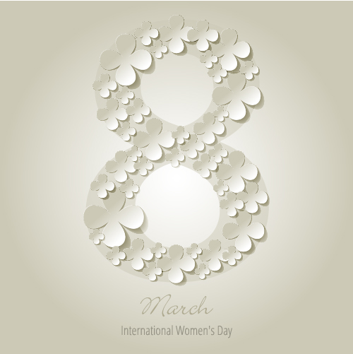 8 March Womens Day background with lilac flowers vector 01 8 March Womens Day background with lilac flowers vector 01