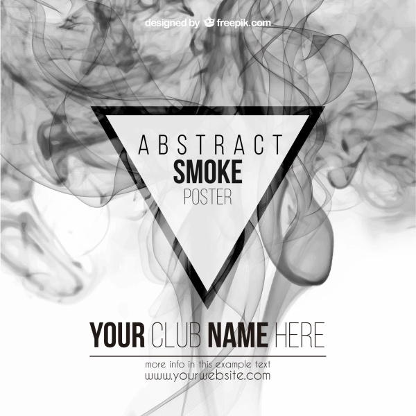 smoke poster abstract 