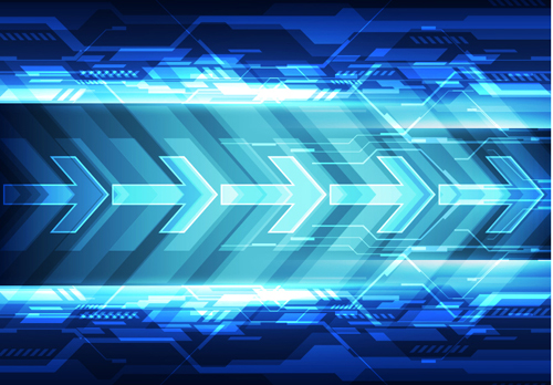 Blue tech futuristic background vector 10 Blue tech futuristic background vector 10