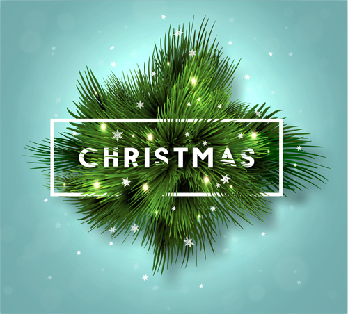 Christmas fir branches art background vector 02 Christmas fir branches art background vector 02
