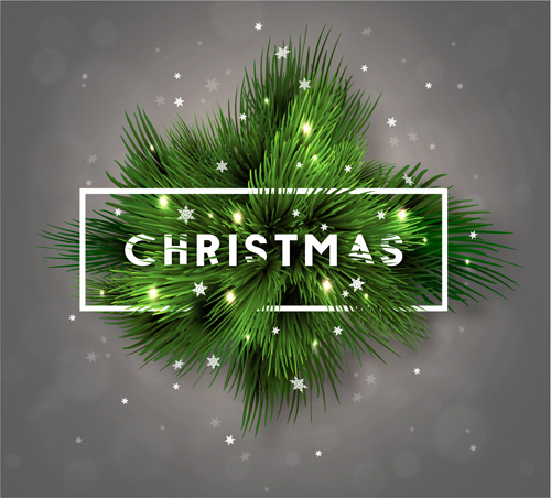 Christmas fir branches art background vector 06 Christmas fir branches art background vector 06