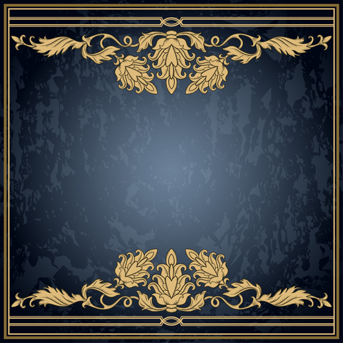 Classical decor frames retro vector set 09 Classical decor frames retro vector set 09