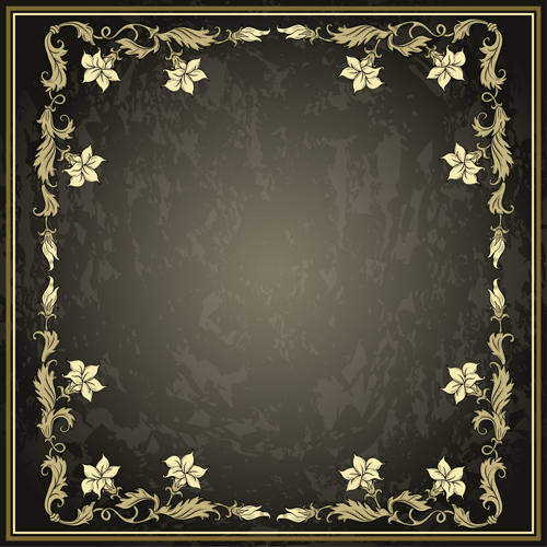 Classical decor frames retro vector set 17 Classical decor frames retro vector set 17