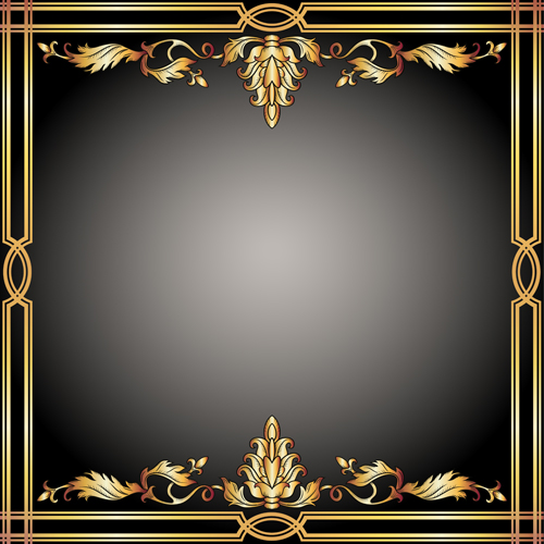 Classical decor frames retro vector set 19 Classical decor frames retro vector set 19