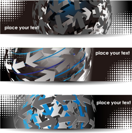 Creative technology vector banners Creative technology vector banners