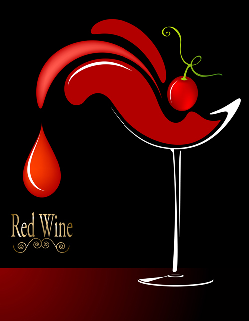 Vector wine background creative design set 05 Vector wine background creative design set 05