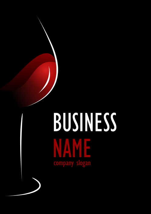 Vector wine background creative design set 06 Vector wine background creative design set 06