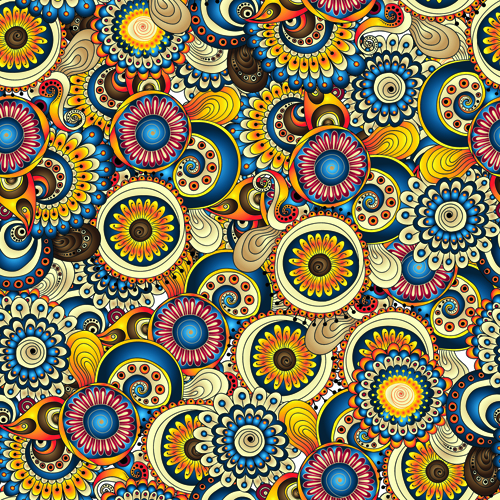 seamless Patterns ethnic beautiful 