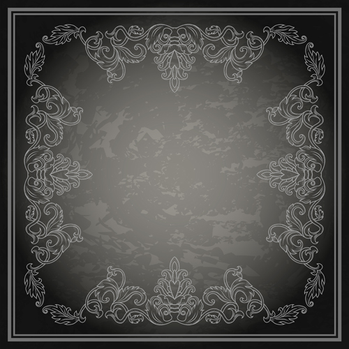 Classical decor frames retro vector set 01 Classical decor frames retro vector set 01