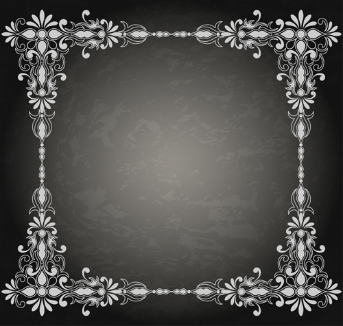 Classical decor frames retro vector set 03 Classical decor frames retro vector set 03