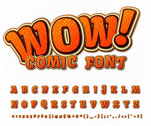 styles fonts design comic 