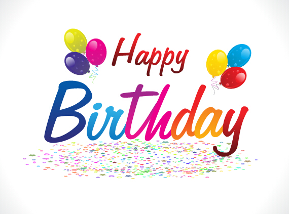 Multicolor happy birthday art background vector 02 Multicolor happy birthday art background vector 02