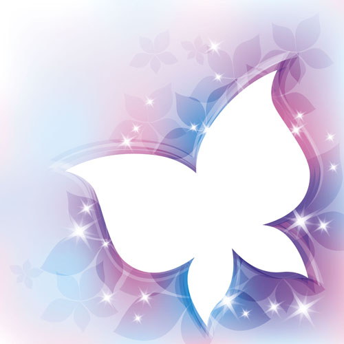 Shiny butterfly shape background vector Shiny butterfly shape background vector