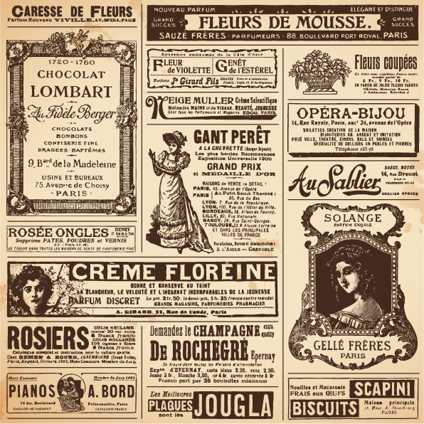 vintage template newspapers 
