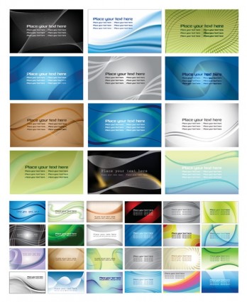 Variety wave art background vector Variety wave art background vector
