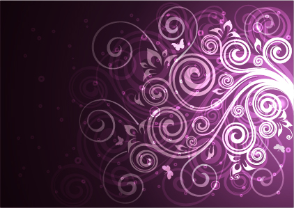 Abstract floral ornate background vector 03 Abstract floral ornate background vector 03