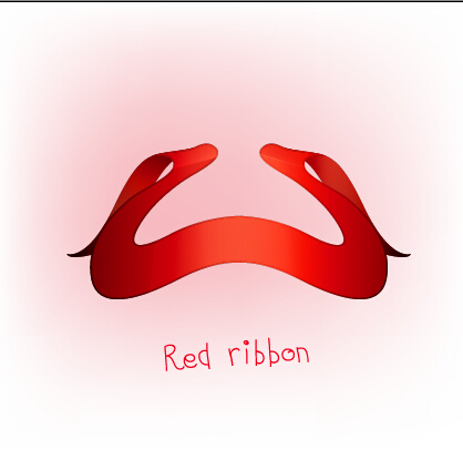Beautiful red ribbon set 02 Beautiful red ribbon set 02