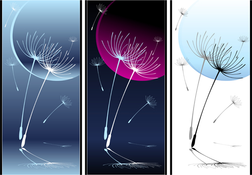 Dandelion banner vector graphic Dandelion banner vector graphic