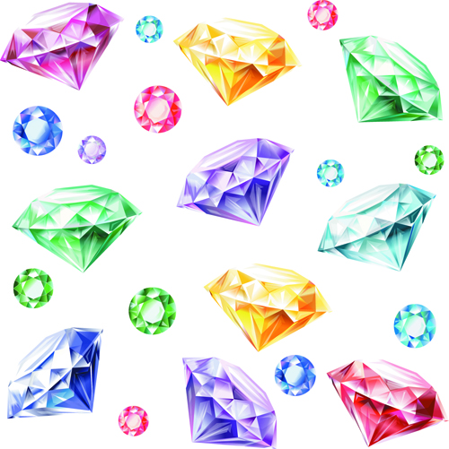 shiny diamonds diamond colored 