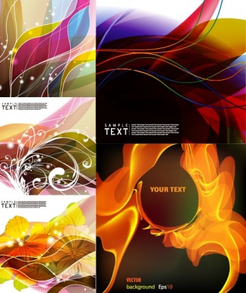 Abstract line wave background vector 01 Abstract line wave background vector 01