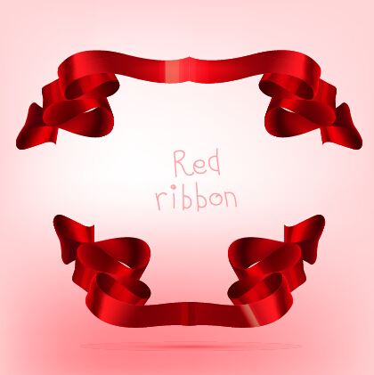 Beautiful red ribbon set 06 Beautiful red ribbon set 06