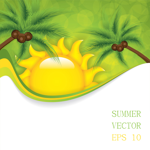 Cartoon summer sun vector background 02 Cartoon summer sun vector background 02