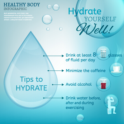 Healthy body infographics vector template 04 Healthy body infographics vector template 04