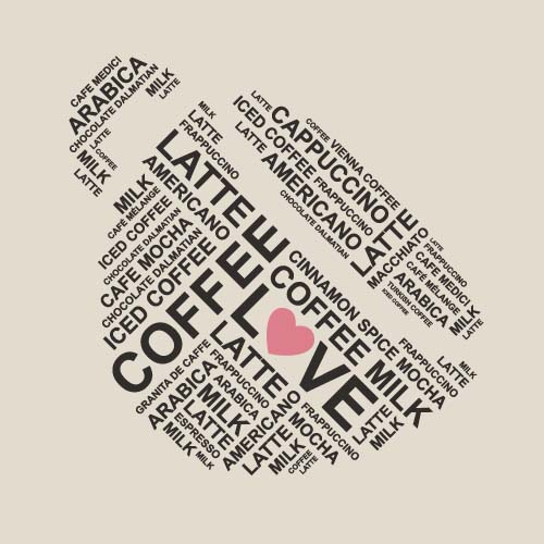 Natural coffee creative background vector 02 Natural coffee creative background vector 02