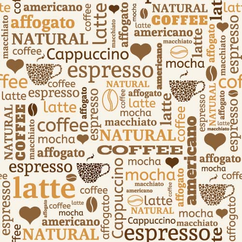 Natural coffee creative background vector 04 Natural coffee creative background vector 04