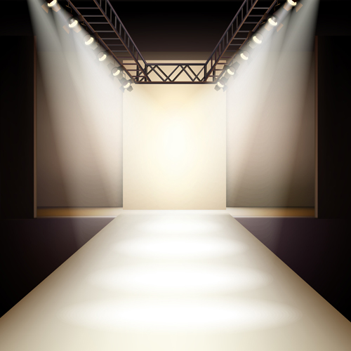 Shiny spotlights effect vector material 01 Shiny spotlights effect vector material 01