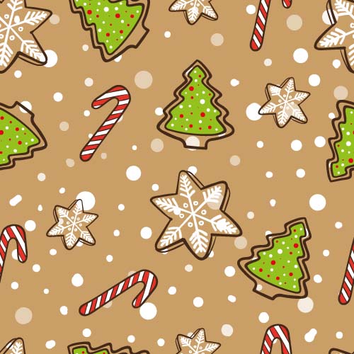 Christmas candy seamless pattern vectors 04 Christmas candy seamless pattern vectors 04