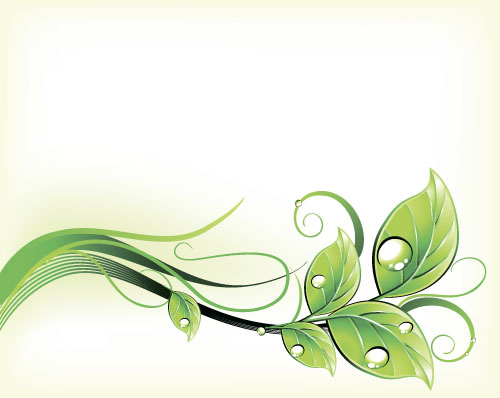 Elegant leaves art background vector 06 Elegant leaves art background vector 06